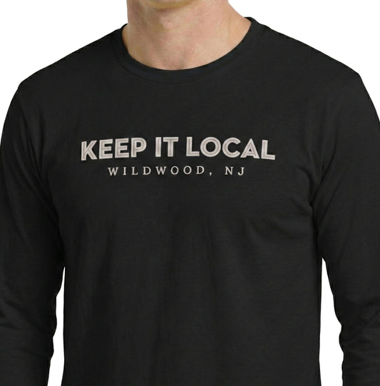 Black Keep It Local Long Sleeve T-Shirt