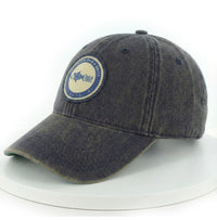 Navy Classic Dogtooth Logo Vintage Snapback