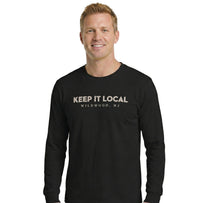 Black Keep It Local Long Sleeve T-Shirt