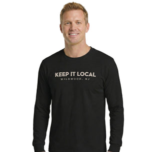 Black Keep It Local Long Sleeve T-Shirt
