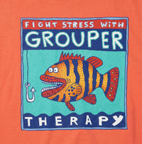 Grouper Therapy Tee - Melon