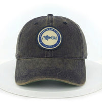 Navy Classic Dogtooth Logo Vintage Snapback