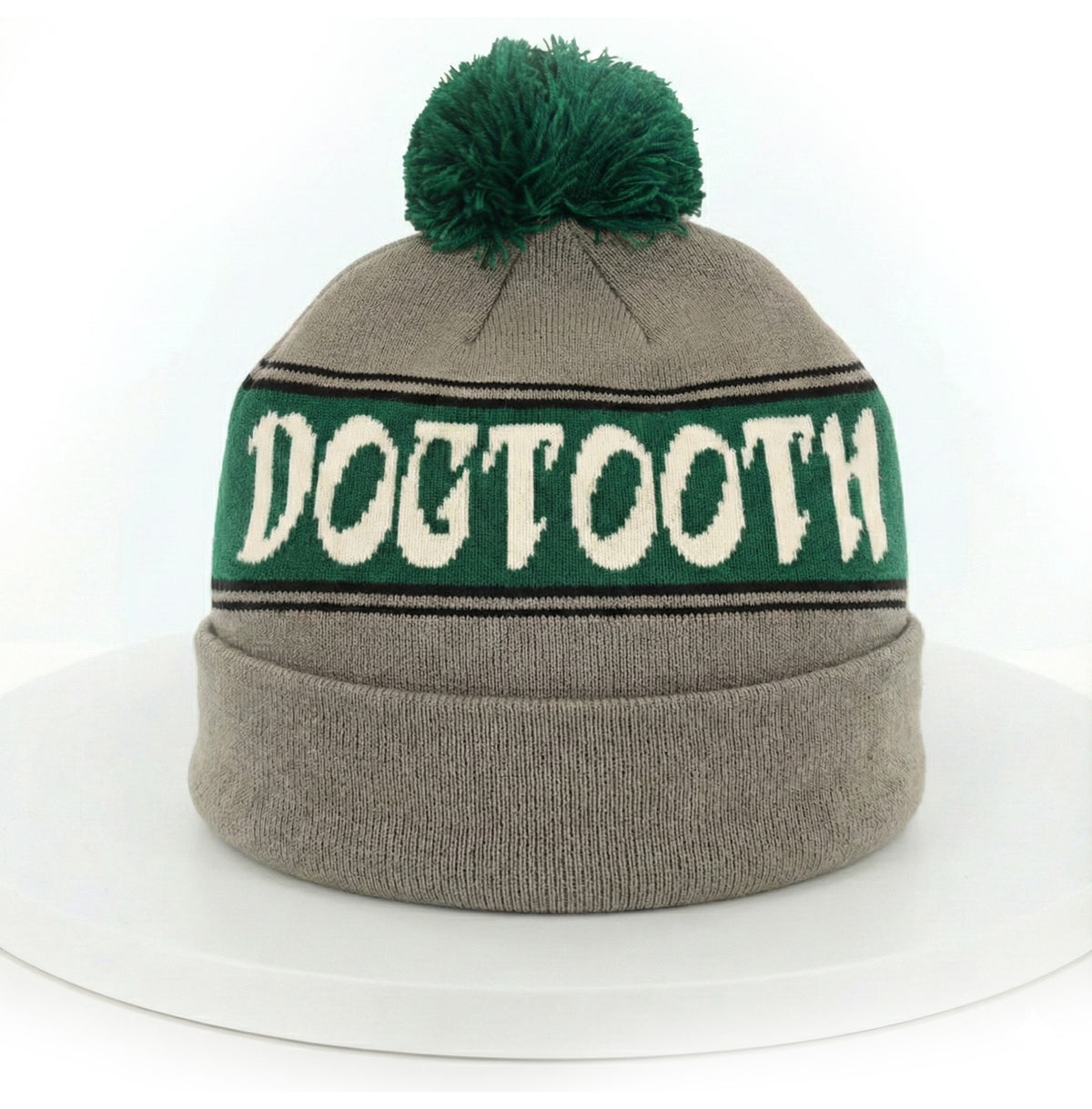 Dogtooth Eagles Green and Grey Beanie