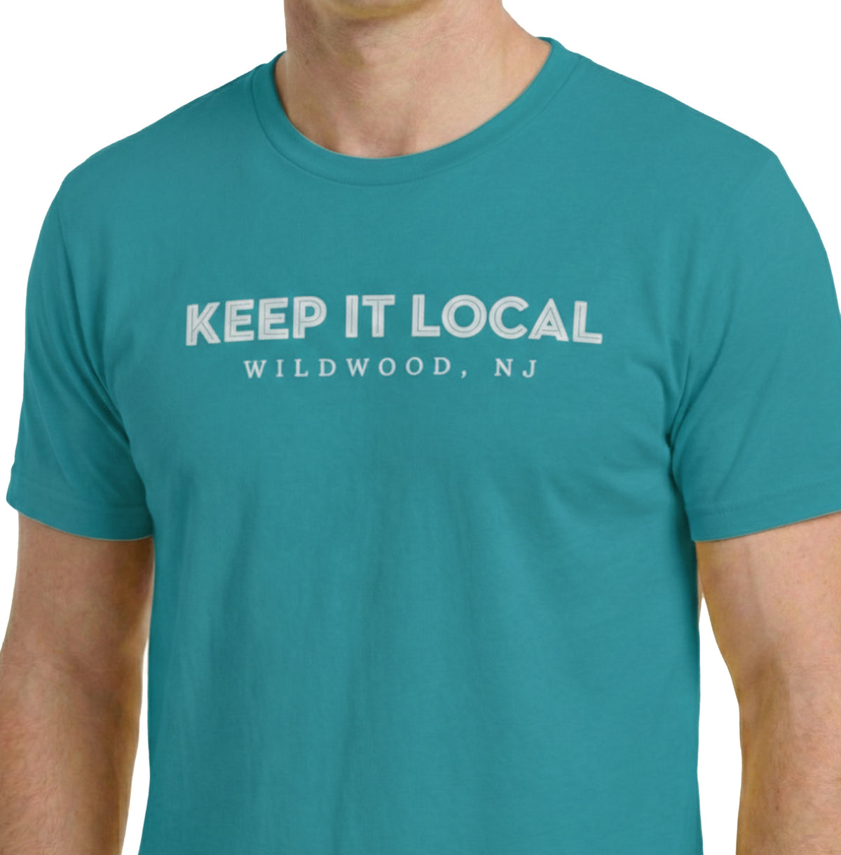 Teal Keep It Local T-Shirt