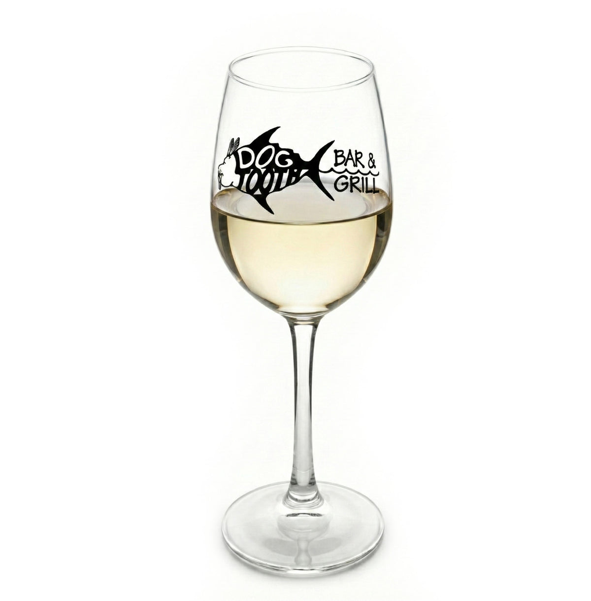 Dogtooth Logo Wine Glass - 11.75 oz