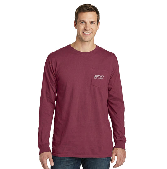 Merlot Dogtooth Bar & Grill Established In 2006 Long Sleeve T-Shirt