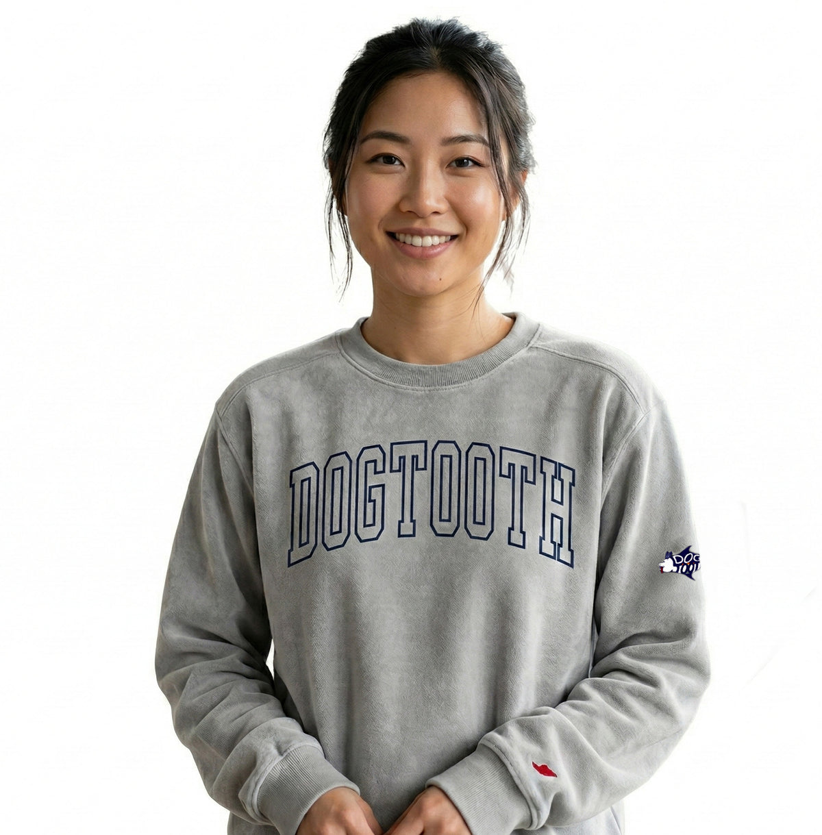 Dogtooth Logo Crewneck - Light Gray