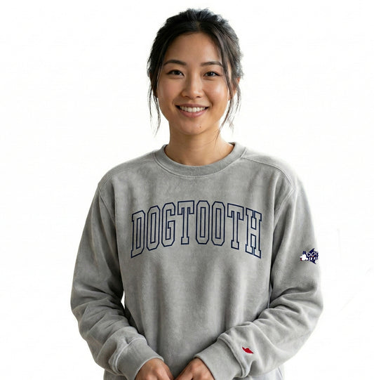 Dogtooth Logo Crewneck - Light Gray