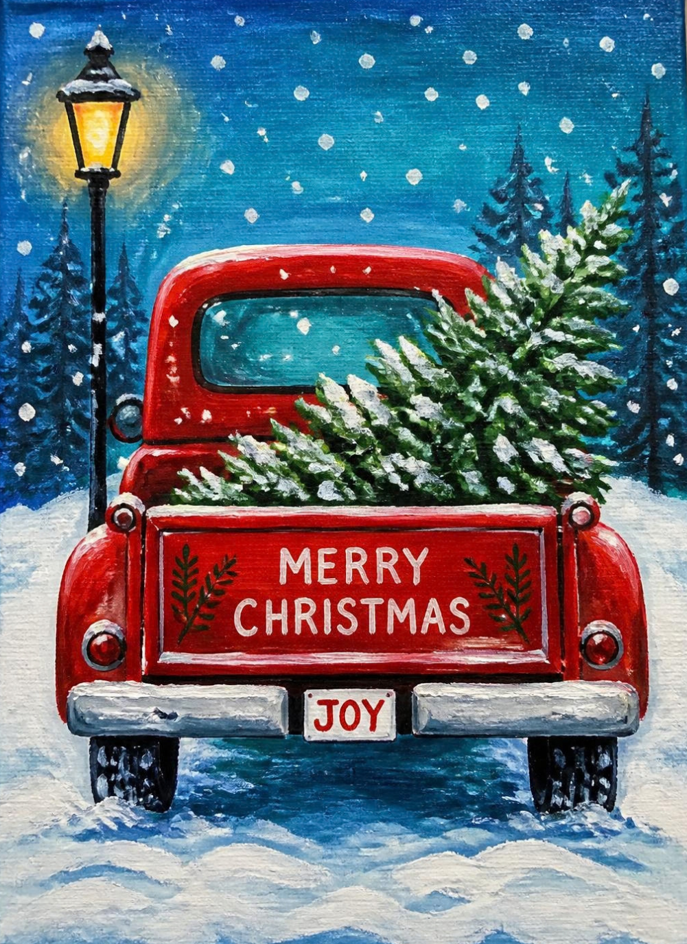 12.02 Paint and Sip "Merry Little Red Truck"