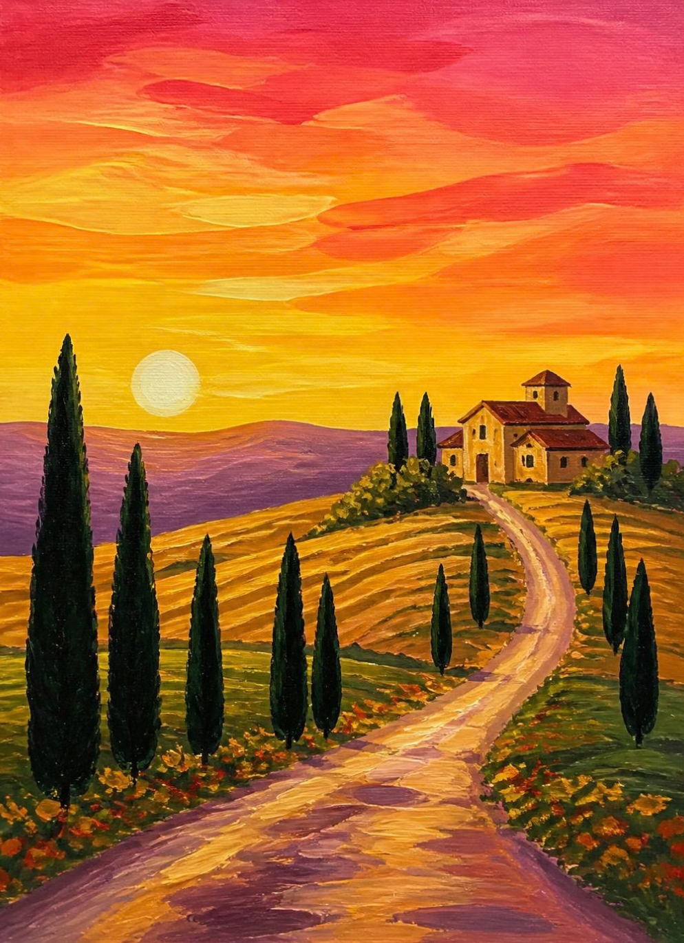 11.04 Paint and Sip "Tuscan Sunset"
