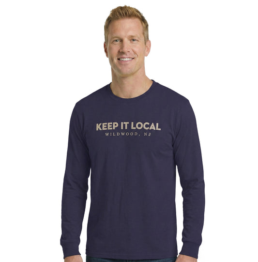 Navy Keep It Local Long Sleeve T-Shirt