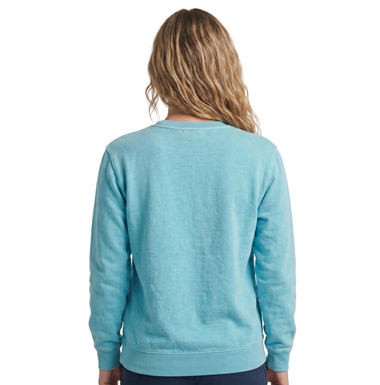 Teal Dogtooth Bar & Grill Circle Logo Crew Neck Sweater